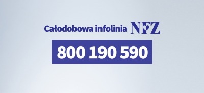 Całodobowa infolinia NFZ (800 190 590)