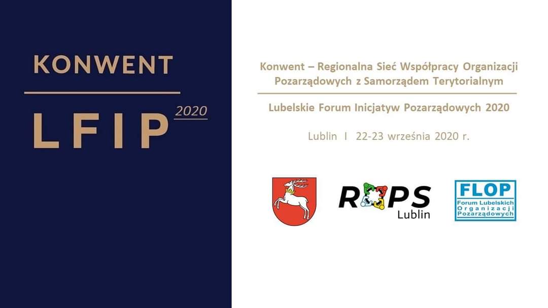 Konwent- Regionalna Sieć Współpracy Organizacji Pozarządowych  z Samorządem Wojewódzkim 2020 – przeżyjmy to jeszcze raz !