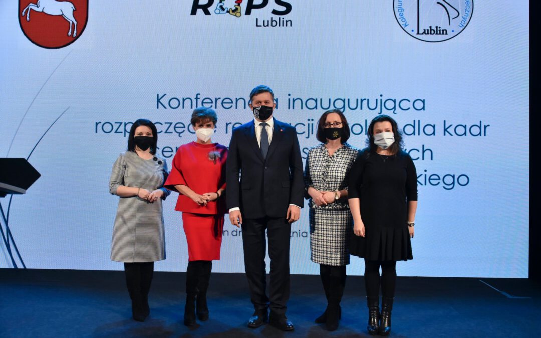 Konferencja inaugurująca rozpoczęcie realizacji szkoleń dla kadr Centrum Usług Społecznych z terenu województwa lubelskiego!