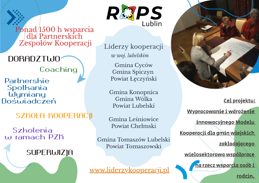Podsumowanie działań za 2020 rok w projekcie „Liderzy Kooperacji” !