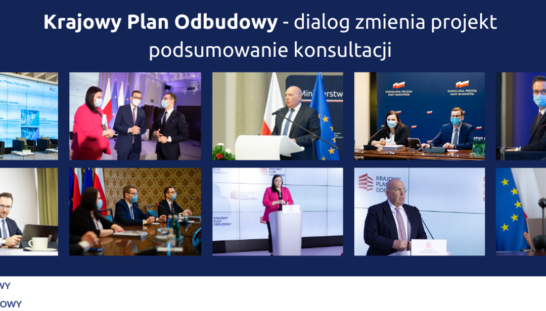 Krajowy Plan Odbudowy – podsumowanie konsultacji