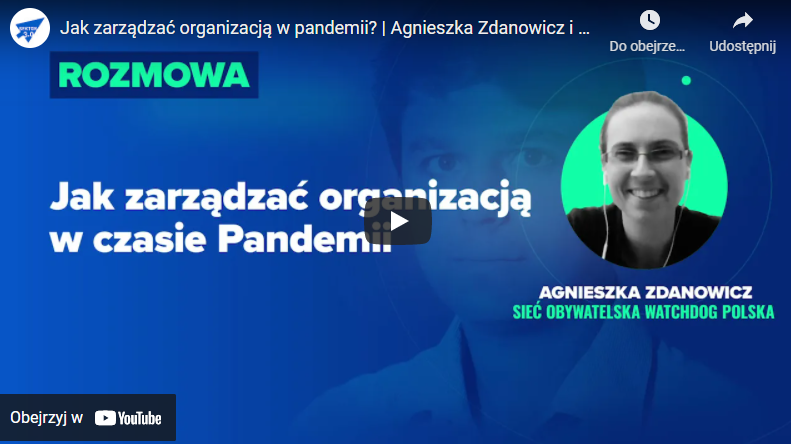 Jak zarządzać organizacją w czasie pandemii ???