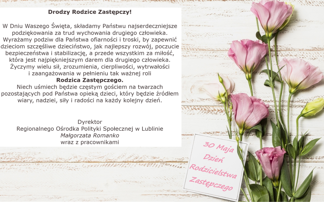 30 Maja- Dzień Rodzicielstwa Zastępczego