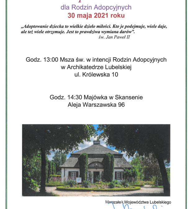 Spotkanie Rodzin Adopcyjnych -30.05.2021r.