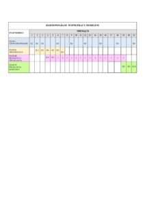 HARMONOGRAM WDRAŻANIA MODELU KOOPERACJI W GMINA CH WIEJSKICH