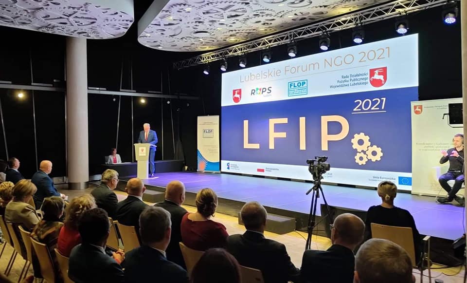 Pan Ryszard Szczygieł- Przewodniczący Rady Działalności Pożytku Publicznego Województwa Lubelskiego