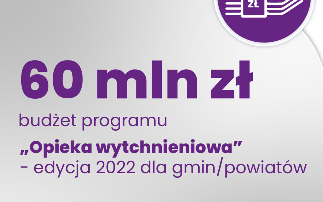 Opieka wytchnieniowa. Rusza nabór wniosków do przyszłorocznej edycji programu