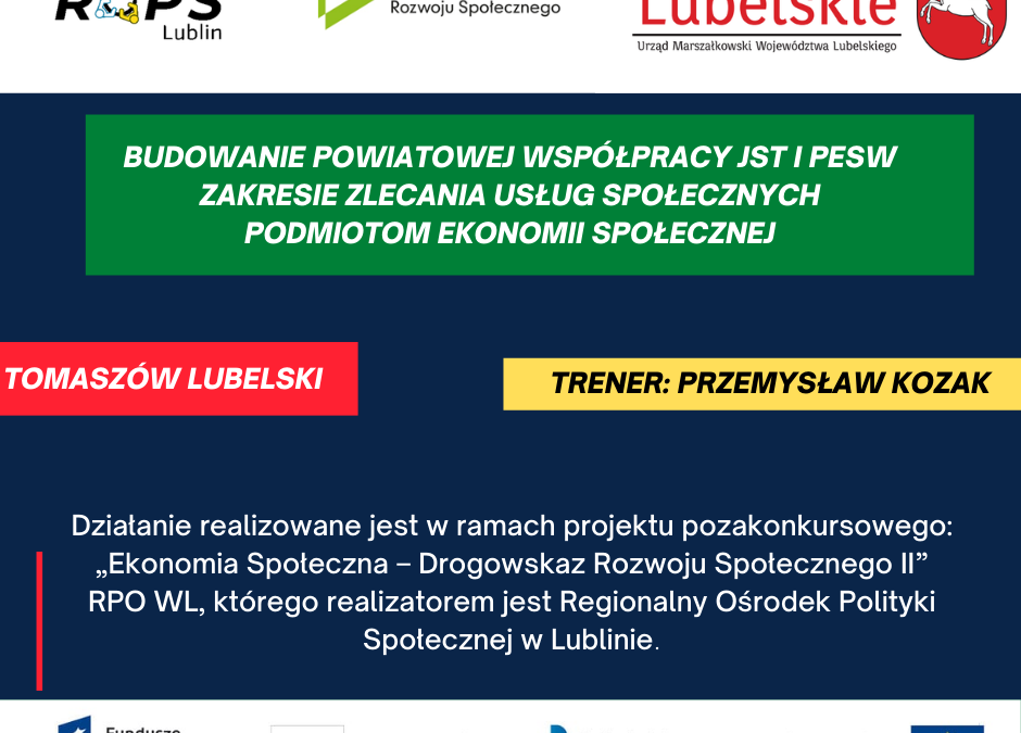 Budowanie sieci współpracy- Tomaszów Lubelski