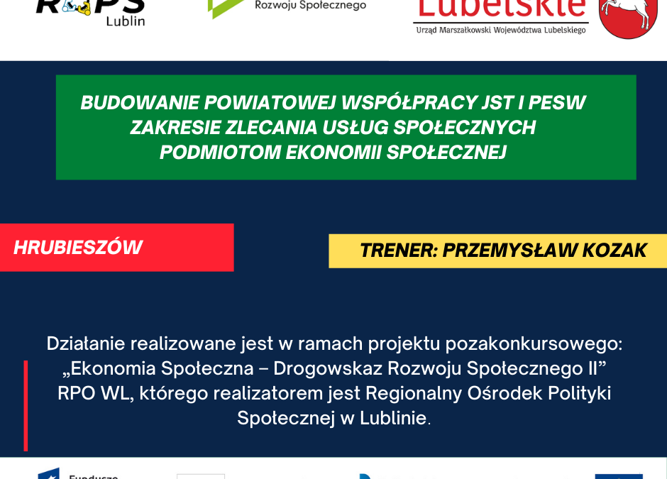 Spotkanie powiatowe w Hrubieszowie w ramach sieci współpracy!
