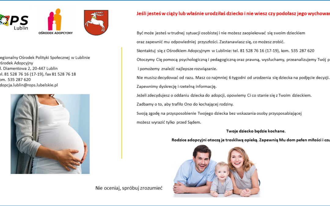 JEŚLI JESTEŚ W CIĄŻY LUB WŁAŚNIE URODZIŁAŚ DZIECKO I NIE WIESZ CZY PODOŁASZ JEGO WYCHOWANIU?