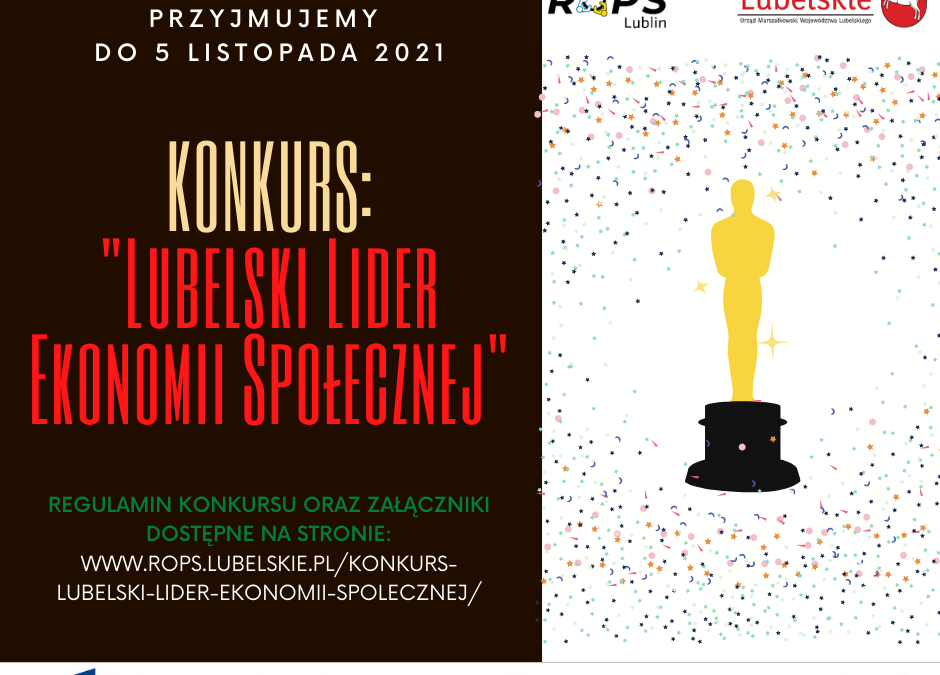 Konkurs: „Lubelski Lider Ekonomii Społecznej”