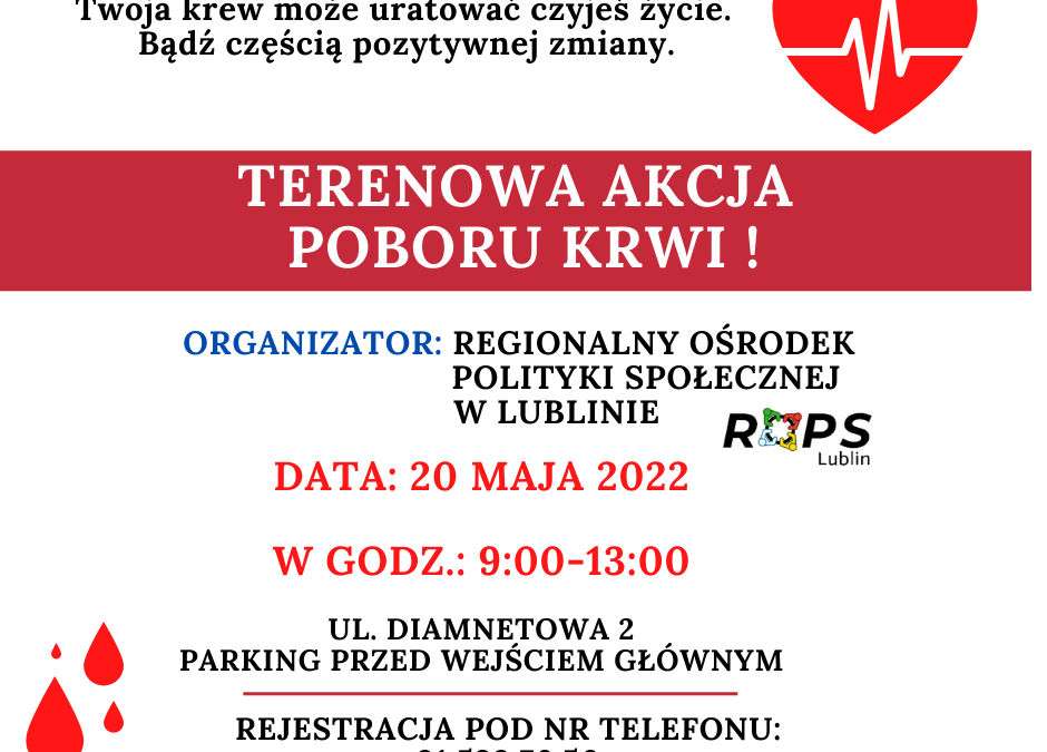 Za nami pierwsza terenowa zbiórka krwi!!!