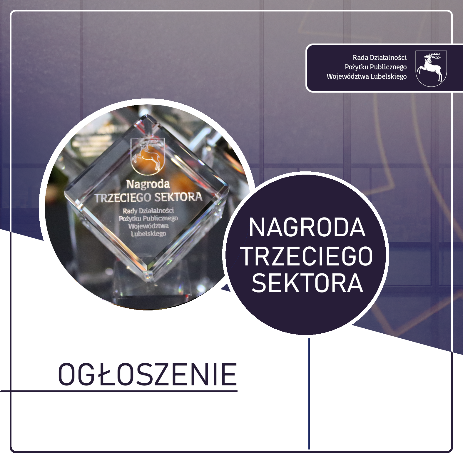 Plakat informacyjny - Nagroda Trzeciego Sektora