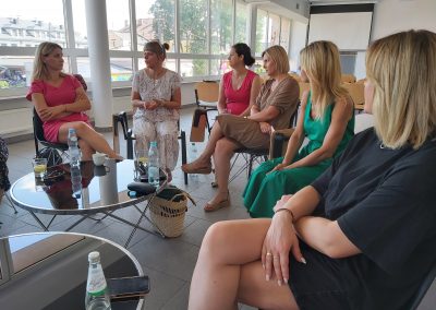 CUS OPole Lubelskie Spotkanie kierowników ops z zastepca dyrektora CUS Mariolą Gołofit