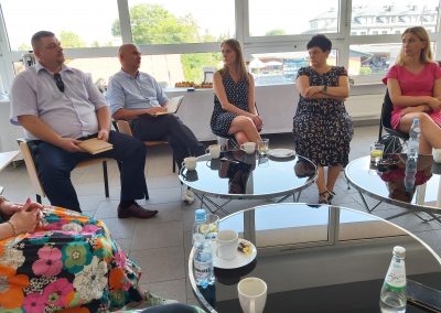 CUS OPole Lubelskie Spotkanie kierowników ops z zastepca dyrektora CUS Mariolą Gołofit