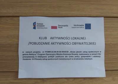 CUS w Bełżycach Klub Aktywności Lokalnej