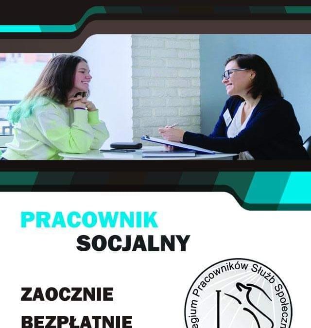 PRACOWNIK SOCJALNY to kierunek stworzony dla Ciebie  !