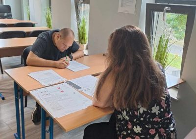 Spotkanie indywidualne uczestnika projektu z doradczynią zawodową - diagnoza potrzeb