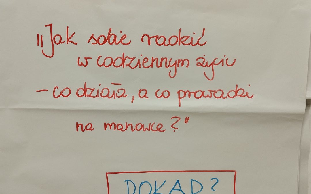 Kolejne spotkanie grupy wsparcia w 2023 r. pt.: „ Jak sobie radzić w codziennym życiu – co działa, a co prowadzi na manowce?”