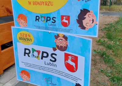 Plakat dotyczący imprezy dla osób z niepełnosprawnością