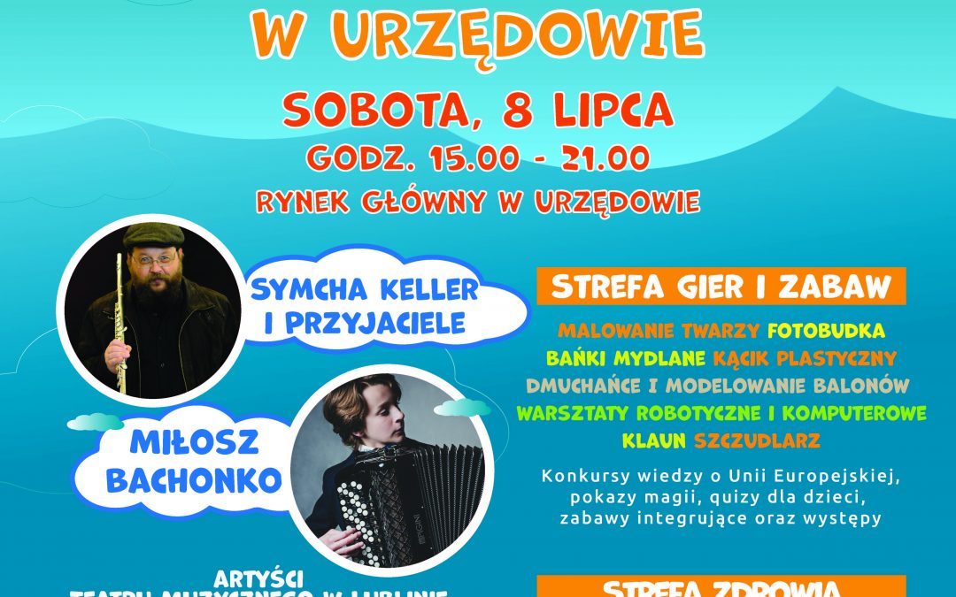 ZAPROSZENIE NA PIKNIK RODZINNY, URZĘDÓW, 8 LIPCA 2023 R.