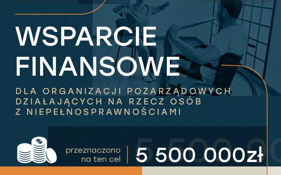 5,5 miliona złotych dla organizacji pozarządowych